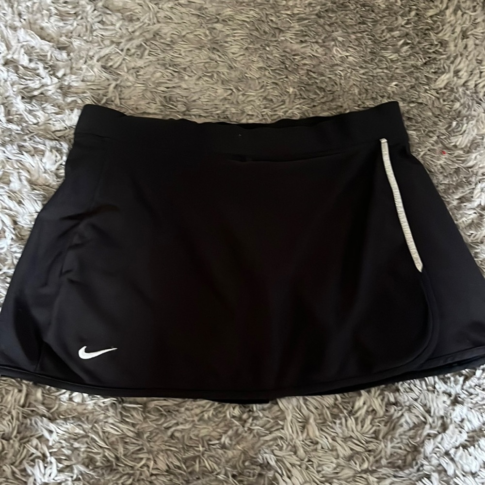 Nike skirt shorts with slit and back pocket